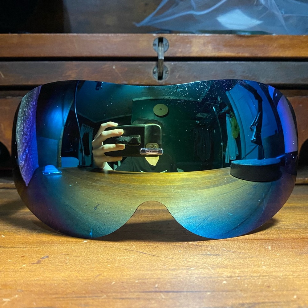 Rainbow Oversized Mirror Sunglasses - image 1
